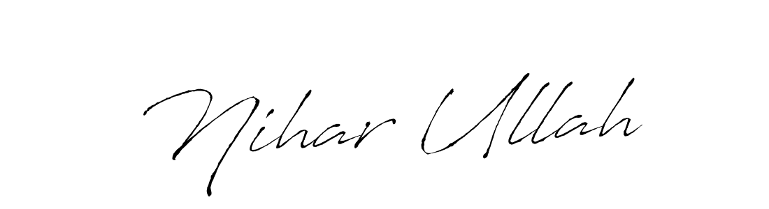 Here are the top 10 professional signature styles for the name Nihar Ullah. These are the best autograph styles you can use for your name. Nihar Ullah signature style 6 images and pictures png