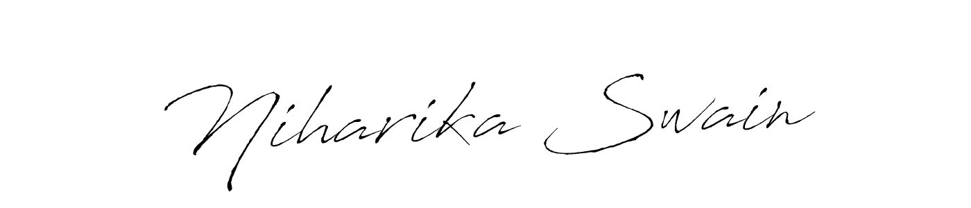 Design your own signature with our free online signature maker. With this signature software, you can create a handwritten (Antro_Vectra) signature for name Niharika Swain. Niharika Swain signature style 6 images and pictures png