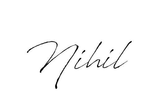 The best way (Antro_Vectra) to make a short signature is to pick only two or three words in your name. The name Nihil include a total of six letters. For converting this name. Nihil signature style 6 images and pictures png