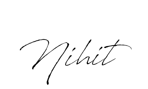 How to Draw Nihit signature style? Antro_Vectra is a latest design signature styles for name Nihit. Nihit signature style 6 images and pictures png