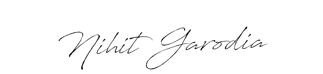 Also You can easily find your signature by using the search form. We will create Nihit Garodia name handwritten signature images for you free of cost using Antro_Vectra sign style. Nihit Garodia signature style 6 images and pictures png