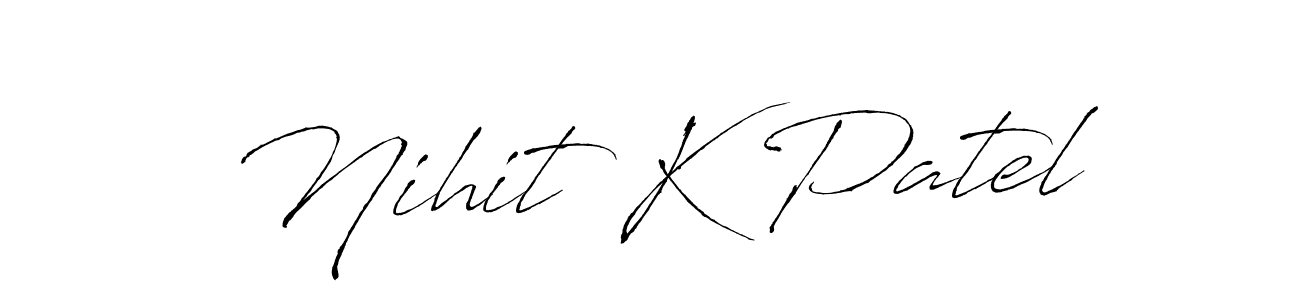 Best and Professional Signature Style for Nihit K Patel. Antro_Vectra Best Signature Style Collection. Nihit K Patel signature style 6 images and pictures png