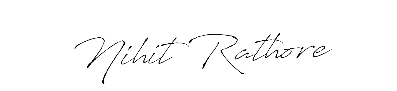 Also we have Nihit Rathore name is the best signature style. Create professional handwritten signature collection using Antro_Vectra autograph style. Nihit Rathore signature style 6 images and pictures png