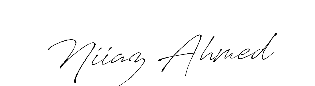 It looks lik you need a new signature style for name Niiaz Ahmed. Design unique handwritten (Antro_Vectra) signature with our free signature maker in just a few clicks. Niiaz Ahmed signature style 6 images and pictures png
