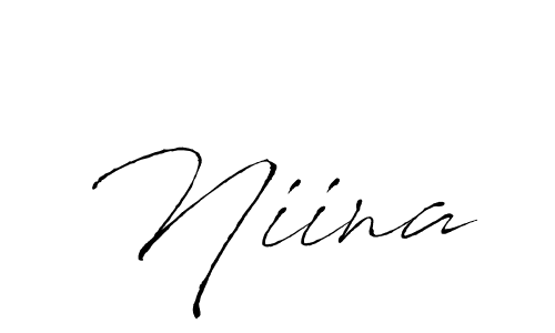 How to make Niina name signature. Use Antro_Vectra style for creating short signs online. This is the latest handwritten sign. Niina signature style 6 images and pictures png