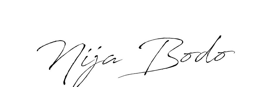 The best way (Antro_Vectra) to make a short signature is to pick only two or three words in your name. The name Nija Bodo include a total of six letters. For converting this name. Nija Bodo signature style 6 images and pictures png