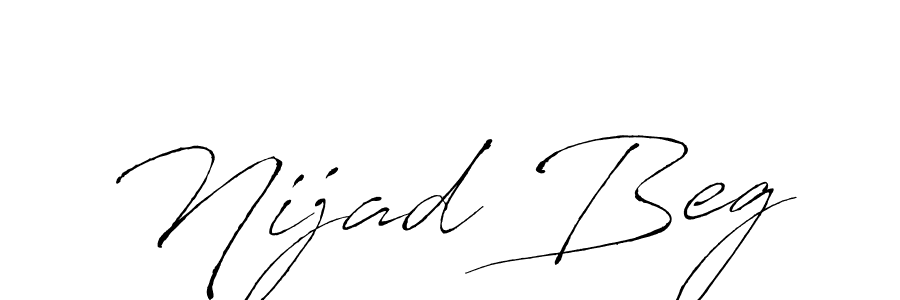 You can use this online signature creator to create a handwritten signature for the name Nijad Beg. This is the best online autograph maker. Nijad Beg signature style 6 images and pictures png