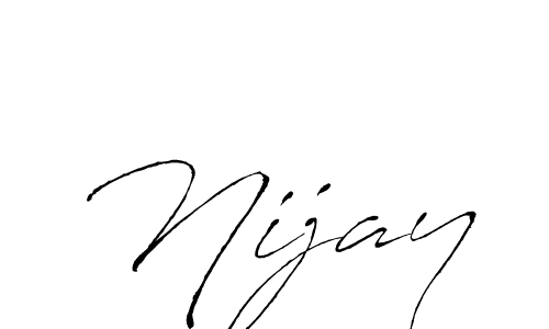 The best way (Antro_Vectra) to make a short signature is to pick only two or three words in your name. The name Nijay include a total of six letters. For converting this name. Nijay signature style 6 images and pictures png