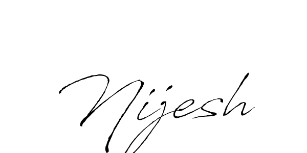 Best and Professional Signature Style for Nijesh. Antro_Vectra Best Signature Style Collection. Nijesh signature style 6 images and pictures png