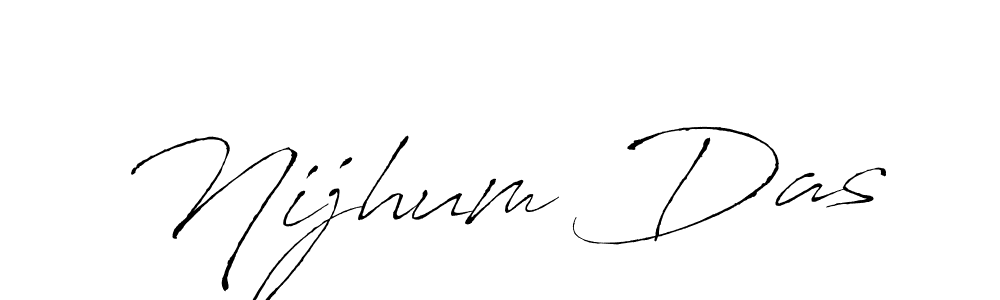 Design your own signature with our free online signature maker. With this signature software, you can create a handwritten (Antro_Vectra) signature for name Nijhum Das. Nijhum Das signature style 6 images and pictures png