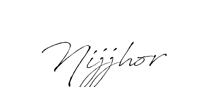 Design your own signature with our free online signature maker. With this signature software, you can create a handwritten (Antro_Vectra) signature for name Nijjhor. Nijjhor signature style 6 images and pictures png