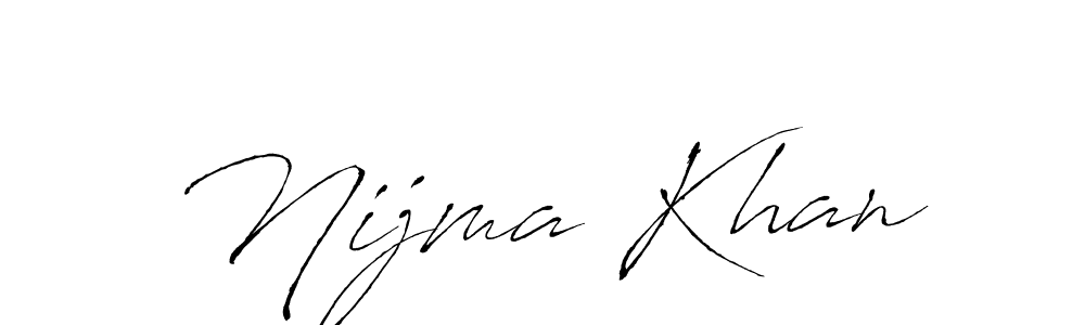 You should practise on your own different ways (Antro_Vectra) to write your name (Nijma Khan) in signature. don't let someone else do it for you. Nijma Khan signature style 6 images and pictures png
