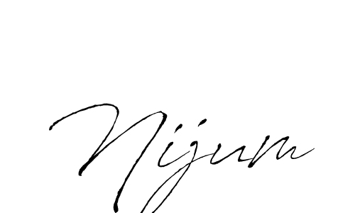Also we have Nijum name is the best signature style. Create professional handwritten signature collection using Antro_Vectra autograph style. Nijum signature style 6 images and pictures png