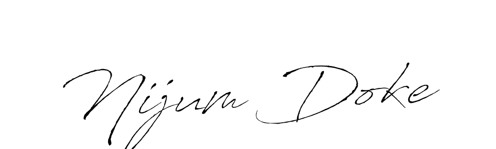 Best and Professional Signature Style for Nijum Doke. Antro_Vectra Best Signature Style Collection. Nijum Doke signature style 6 images and pictures png