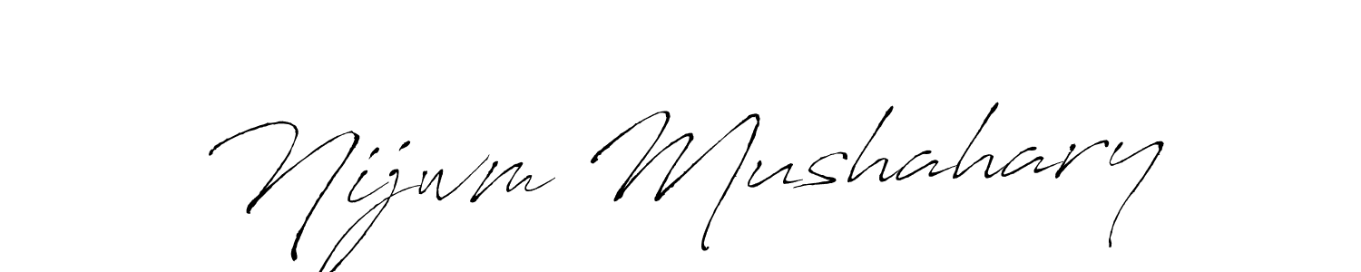 Make a beautiful signature design for name Nijwm Mushahary. Use this online signature maker to create a handwritten signature for free. Nijwm Mushahary signature style 6 images and pictures png