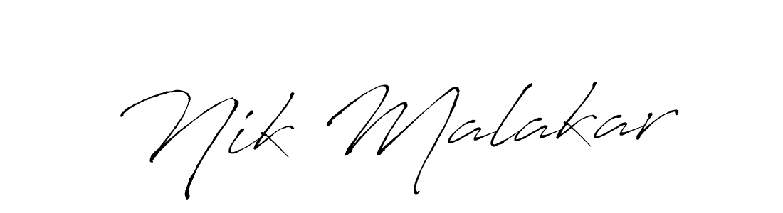 This is the best signature style for the Nik Malakar name. Also you like these signature font (Antro_Vectra). Mix name signature. Nik Malakar signature style 6 images and pictures png