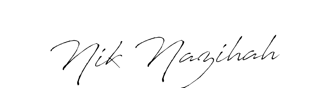 See photos of Nik Nazihah official signature by Spectra . Check more albums & portfolios. Read reviews & check more about Antro_Vectra font. Nik Nazihah signature style 6 images and pictures png