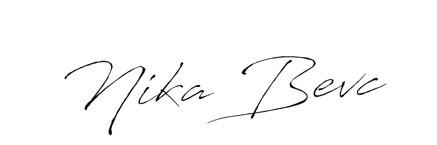 Once you've used our free online signature maker to create your best signature Antro_Vectra style, it's time to enjoy all of the benefits that Nika Bevc name signing documents. Nika Bevc signature style 6 images and pictures png
