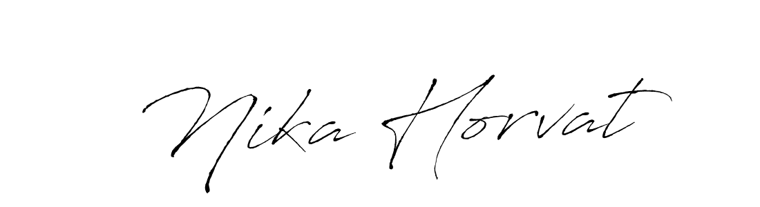 Make a beautiful signature design for name Nika Horvat. Use this online signature maker to create a handwritten signature for free. Nika Horvat signature style 6 images and pictures png