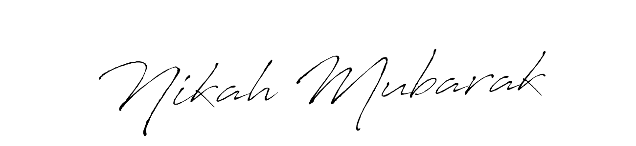 Antro_Vectra is a professional signature style that is perfect for those who want to add a touch of class to their signature. It is also a great choice for those who want to make their signature more unique. Get Nikah Mubarak name to fancy signature for free. Nikah Mubarak signature style 6 images and pictures png
