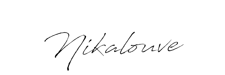 Design your own signature with our free online signature maker. With this signature software, you can create a handwritten (Antro_Vectra) signature for name Nikalouve. Nikalouve signature style 6 images and pictures png