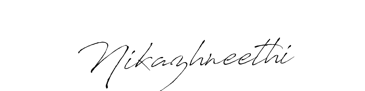 You should practise on your own different ways (Antro_Vectra) to write your name (Nikazhneethi) in signature. don't let someone else do it for you. Nikazhneethi signature style 6 images and pictures png