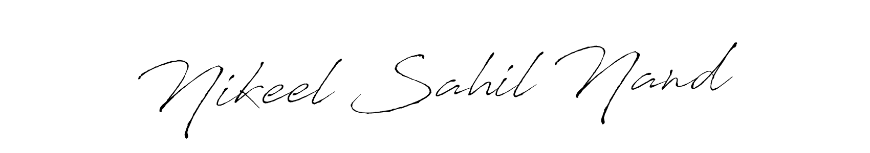 if you are searching for the best signature style for your name Nikeel Sahil Nand. so please give up your signature search. here we have designed multiple signature styles  using Antro_Vectra. Nikeel Sahil Nand signature style 6 images and pictures png