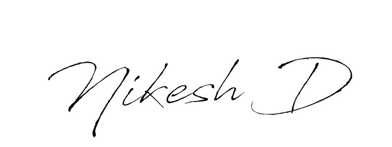 Also You can easily find your signature by using the search form. We will create Nikesh D name handwritten signature images for you free of cost using Antro_Vectra sign style. Nikesh D signature style 6 images and pictures png