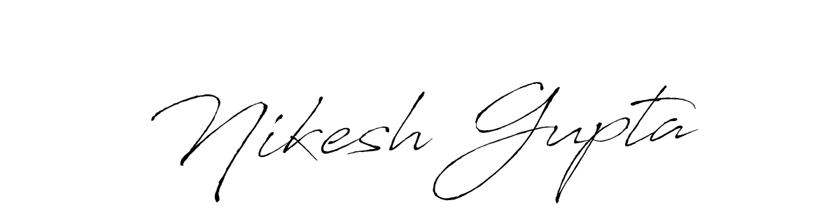 This is the best signature style for the Nikesh Gupta name. Also you like these signature font (Antro_Vectra). Mix name signature. Nikesh Gupta signature style 6 images and pictures png