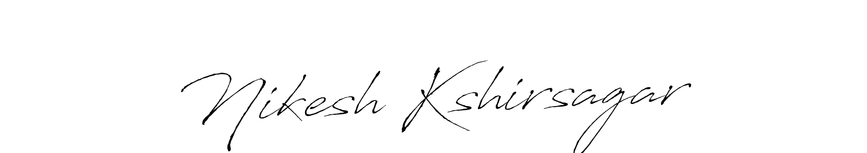 Make a beautiful signature design for name Nikesh Kshirsagar. Use this online signature maker to create a handwritten signature for free. Nikesh Kshirsagar signature style 6 images and pictures png