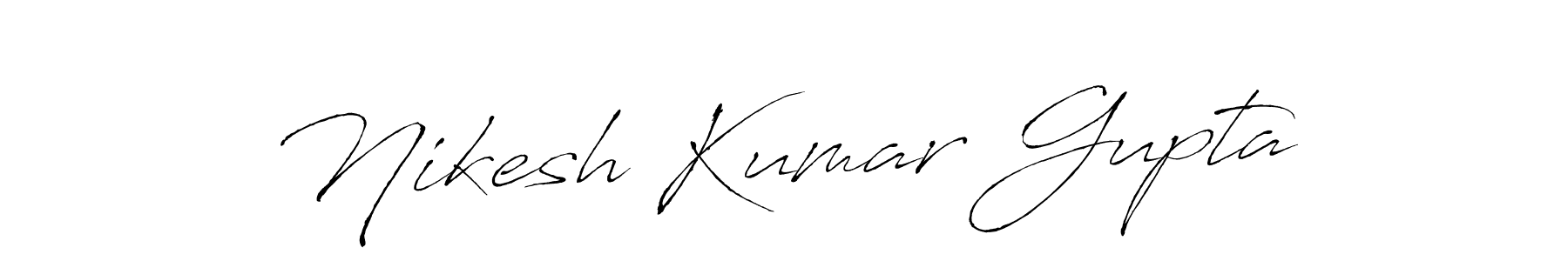 This is the best signature style for the Nikesh Kumar Gupta name. Also you like these signature font (Antro_Vectra). Mix name signature. Nikesh Kumar Gupta signature style 6 images and pictures png