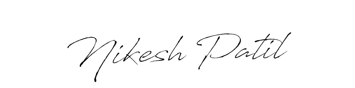 Make a beautiful signature design for name Nikesh Patil. Use this online signature maker to create a handwritten signature for free. Nikesh Patil signature style 6 images and pictures png