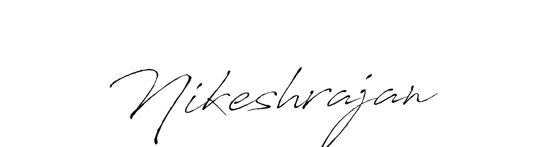 Create a beautiful signature design for name Nikeshrajan. With this signature (Antro_Vectra) fonts, you can make a handwritten signature for free. Nikeshrajan signature style 6 images and pictures png