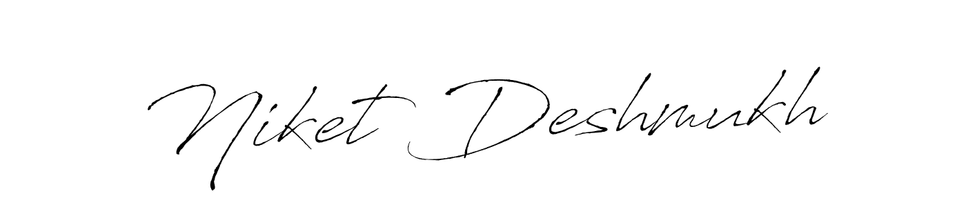 Also You can easily find your signature by using the search form. We will create Niket Deshmukh name handwritten signature images for you free of cost using Antro_Vectra sign style. Niket Deshmukh signature style 6 images and pictures png