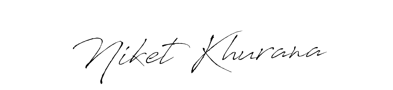 Also we have Niket Khurana name is the best signature style. Create professional handwritten signature collection using Antro_Vectra autograph style. Niket Khurana signature style 6 images and pictures png