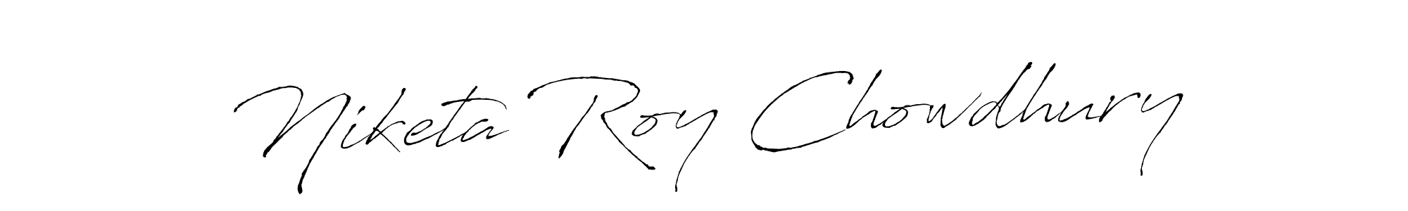 Use a signature maker to create a handwritten signature online. With this signature software, you can design (Antro_Vectra) your own signature for name Niketa Roy Chowdhury. Niketa Roy Chowdhury signature style 6 images and pictures png