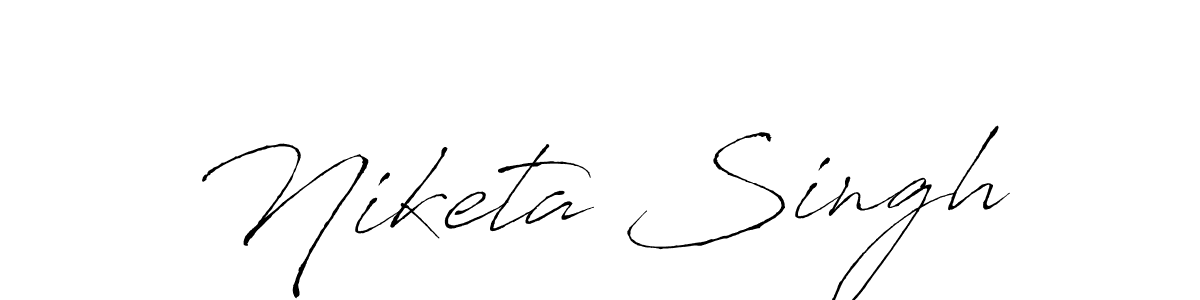 Make a short Niketa Singh signature style. Manage your documents anywhere anytime using Antro_Vectra. Create and add eSignatures, submit forms, share and send files easily. Niketa Singh signature style 6 images and pictures png