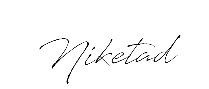 Antro_Vectra is a professional signature style that is perfect for those who want to add a touch of class to their signature. It is also a great choice for those who want to make their signature more unique. Get Niketad name to fancy signature for free. Niketad signature style 6 images and pictures png