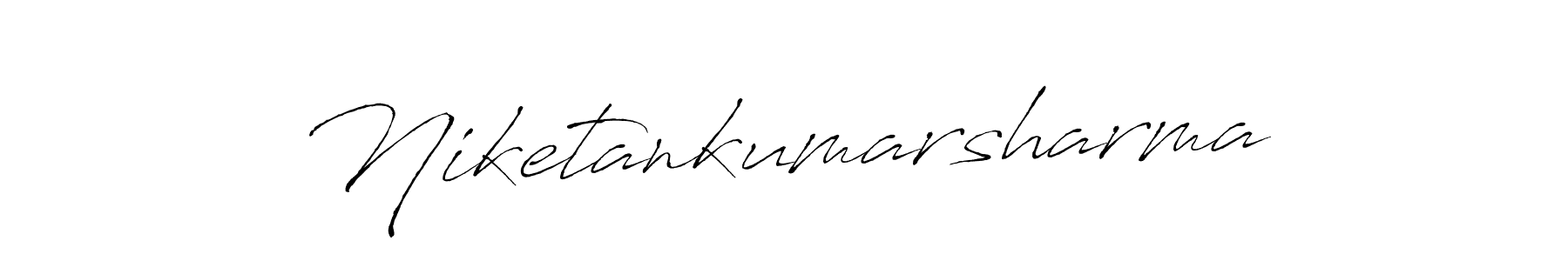 Antro_Vectra is a professional signature style that is perfect for those who want to add a touch of class to their signature. It is also a great choice for those who want to make their signature more unique. Get Niketankumarsharma name to fancy signature for free. Niketankumarsharma signature style 6 images and pictures png