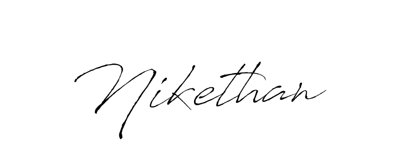 Antro_Vectra is a professional signature style that is perfect for those who want to add a touch of class to their signature. It is also a great choice for those who want to make their signature more unique. Get Nikethan name to fancy signature for free. Nikethan signature style 6 images and pictures png