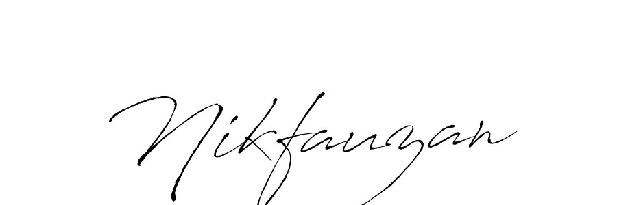 Once you've used our free online signature maker to create your best signature Antro_Vectra style, it's time to enjoy all of the benefits that Nikfauzan name signing documents. Nikfauzan signature style 6 images and pictures png