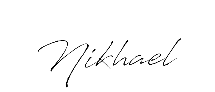 You can use this online signature creator to create a handwritten signature for the name Nikhael. This is the best online autograph maker. Nikhael signature style 6 images and pictures png