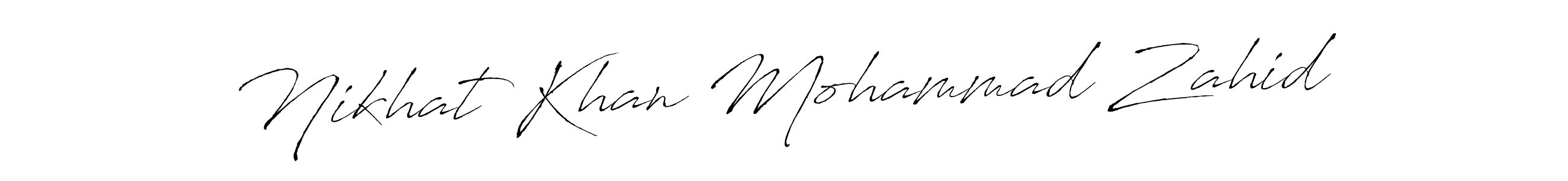 How to Draw Nikhat Khan Mohammad Zahid signature style? Antro_Vectra is a latest design signature styles for name Nikhat Khan Mohammad Zahid. Nikhat Khan Mohammad Zahid signature style 6 images and pictures png