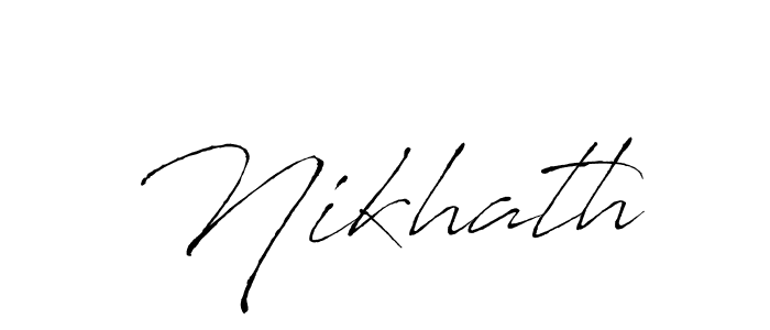 Also You can easily find your signature by using the search form. We will create Nikhath name handwritten signature images for you free of cost using Antro_Vectra sign style. Nikhath signature style 6 images and pictures png