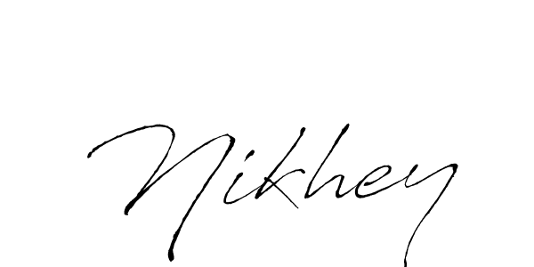 You can use this online signature creator to create a handwritten signature for the name Nikhey. This is the best online autograph maker. Nikhey signature style 6 images and pictures png