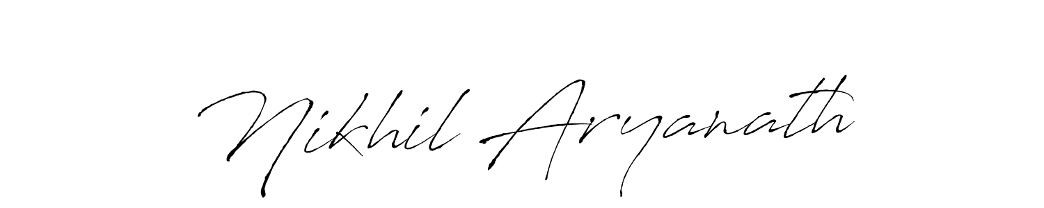 Make a short Nikhil Aryanath signature style. Manage your documents anywhere anytime using Antro_Vectra. Create and add eSignatures, submit forms, share and send files easily. Nikhil Aryanath signature style 6 images and pictures png