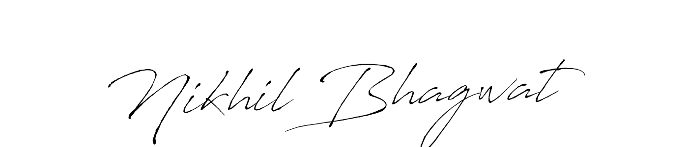 The best way (Antro_Vectra) to make a short signature is to pick only two or three words in your name. The name Nikhil Bhagwat include a total of six letters. For converting this name. Nikhil Bhagwat signature style 6 images and pictures png