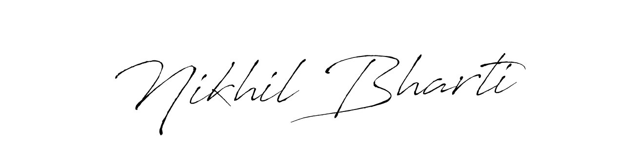 How to Draw Nikhil Bharti signature style? Antro_Vectra is a latest design signature styles for name Nikhil Bharti. Nikhil Bharti signature style 6 images and pictures png