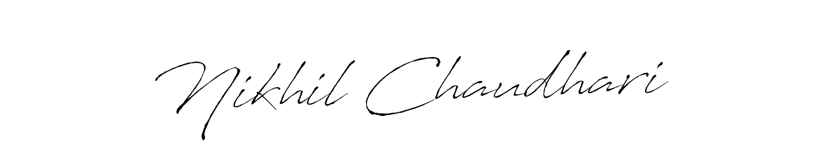 Here are the top 10 professional signature styles for the name Nikhil Chaudhari. These are the best autograph styles you can use for your name. Nikhil Chaudhari signature style 6 images and pictures png