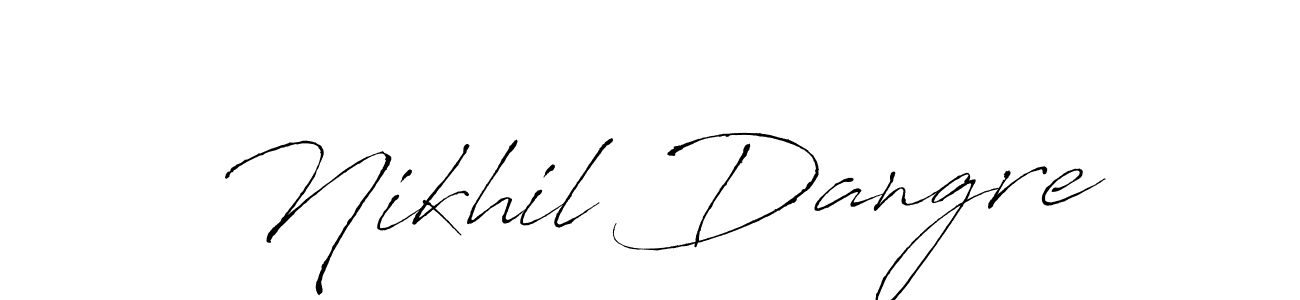 How to Draw Nikhil Dangre signature style? Antro_Vectra is a latest design signature styles for name Nikhil Dangre. Nikhil Dangre signature style 6 images and pictures png